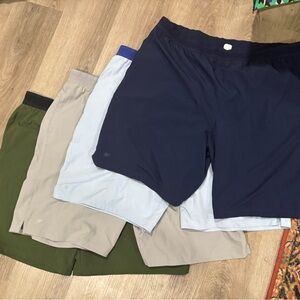 Fabletics The Fundamental Shorts Lot Of 4 XL Black Performance Running Lined
